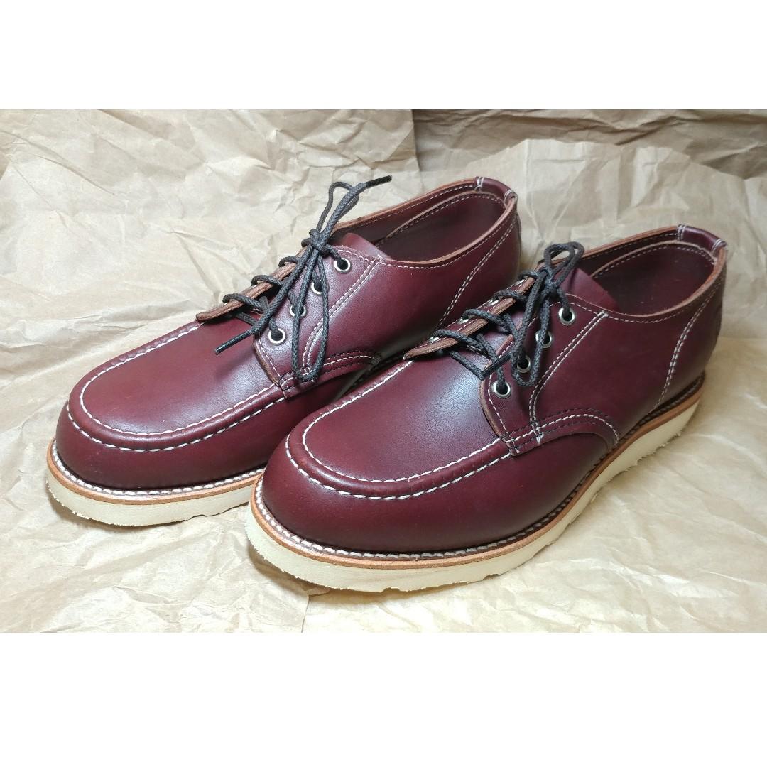 chippewa leather moc toe oxford shoes
