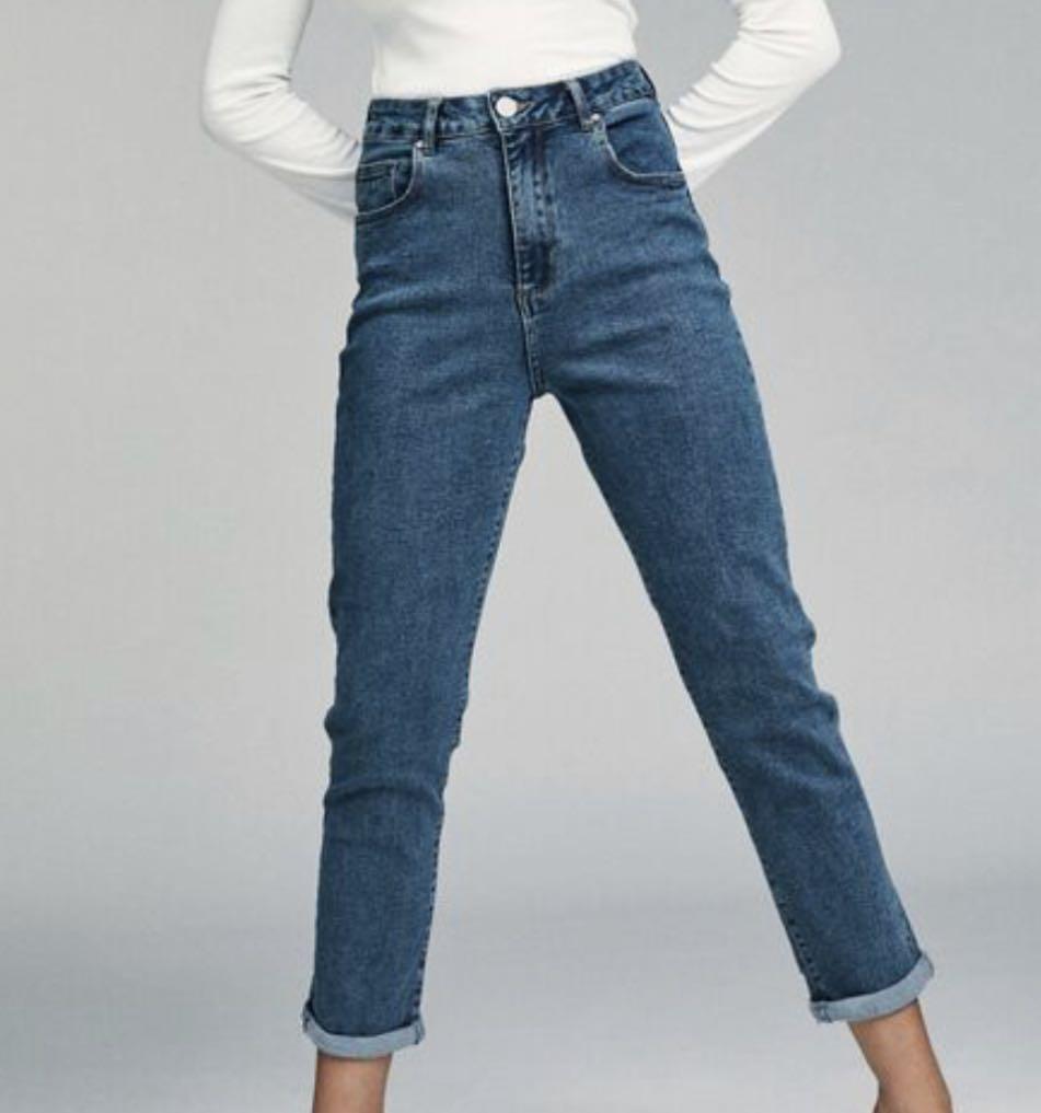 cotton on stretch mom jeans