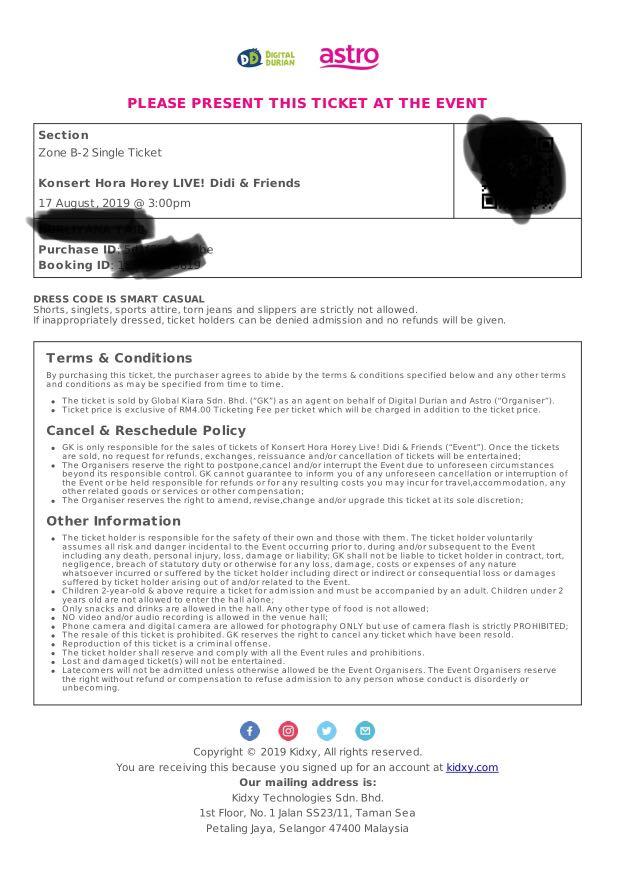 Didi and friends, Tickets u0026 Vouchers, Event Tickets on Carousell