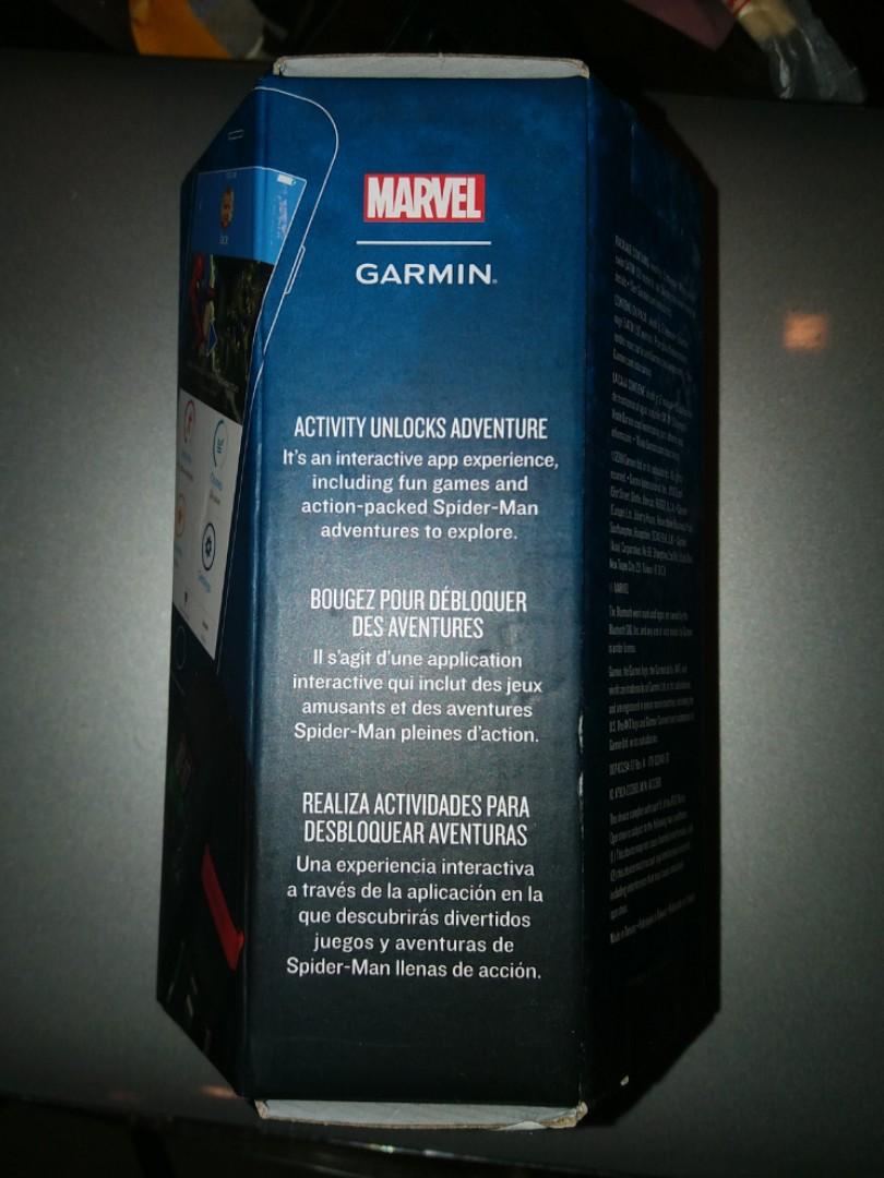 Garmin vivofit outlet spiderman black