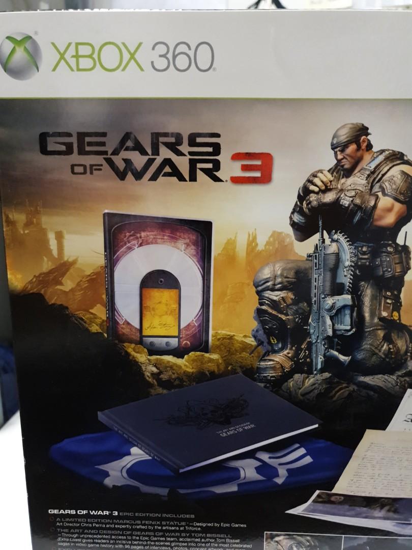 Gears Of Wars 3 Epic Edition Statue Figure Marcus Fenix Toys Games Bricks Figurines On Carousell