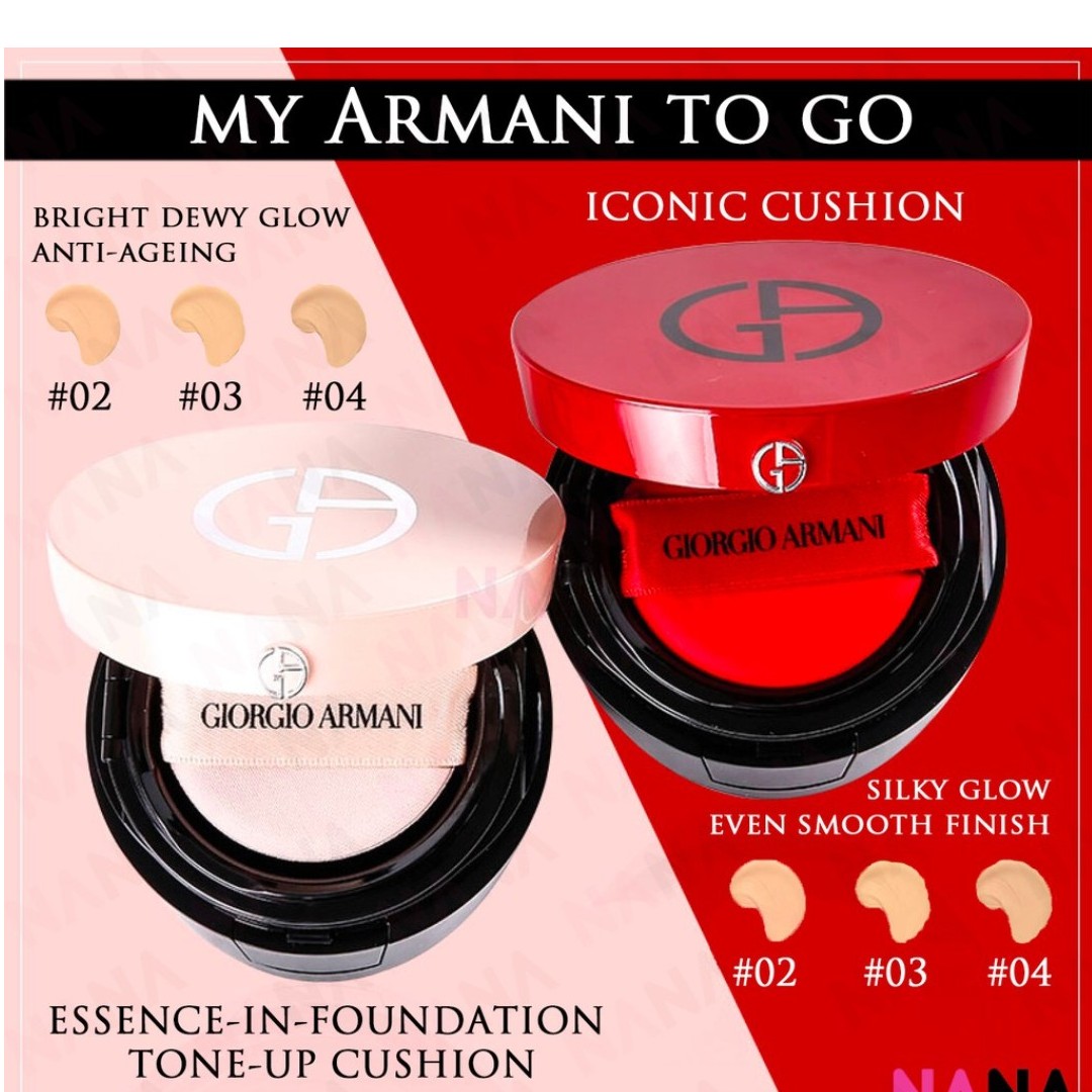 Armani pink cushion clearance