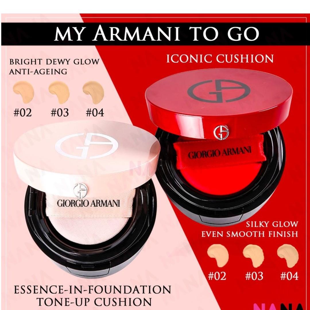 armani cushion foundation pink