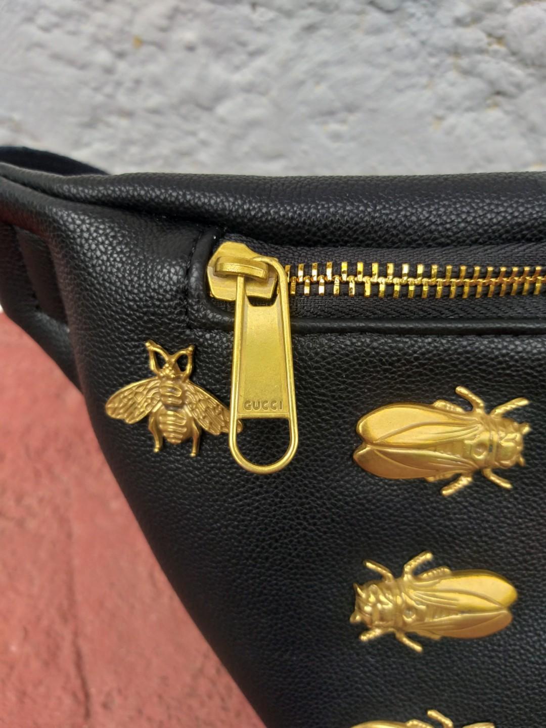 gucci bug belt bag