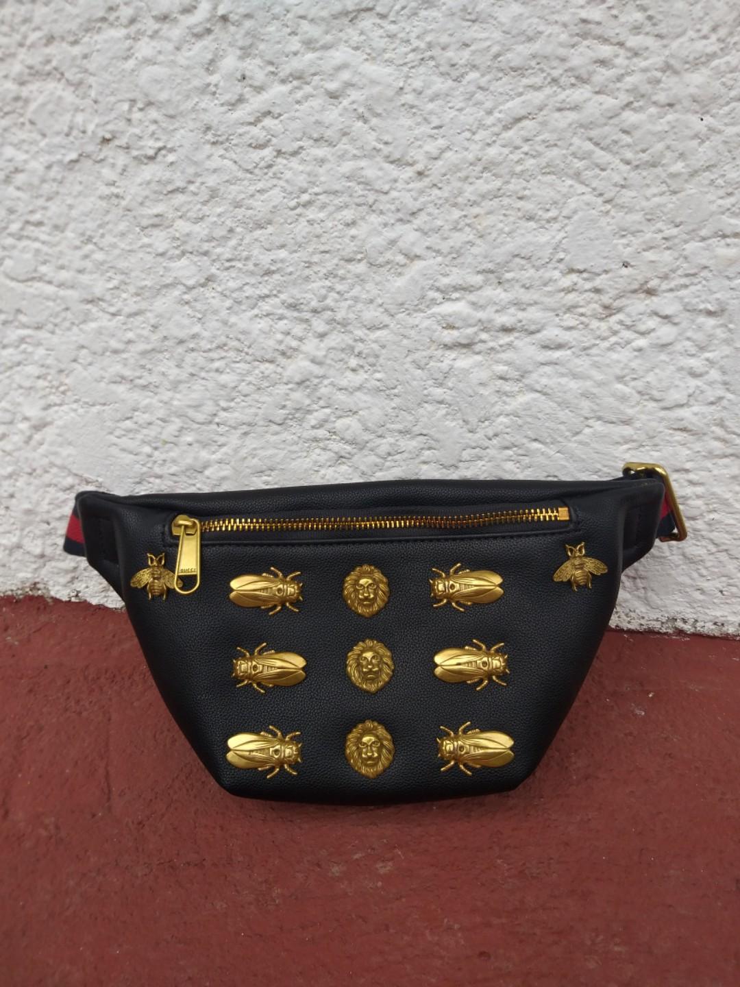 gucci fanny pack with bugs