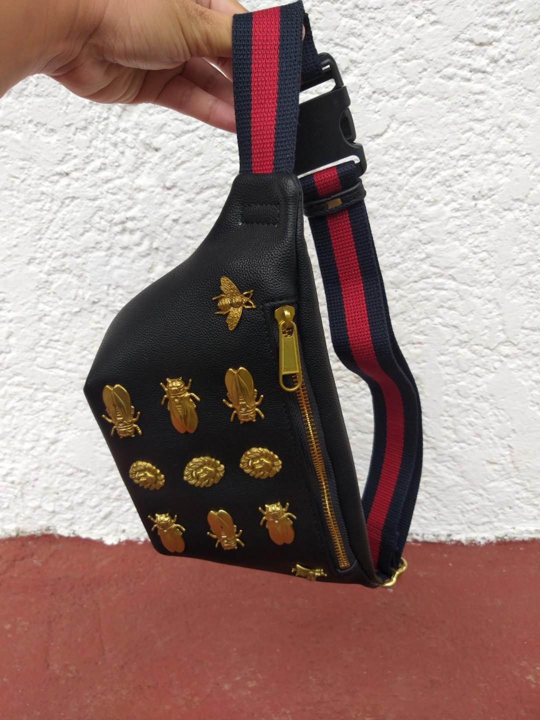 gucci bug belt bag