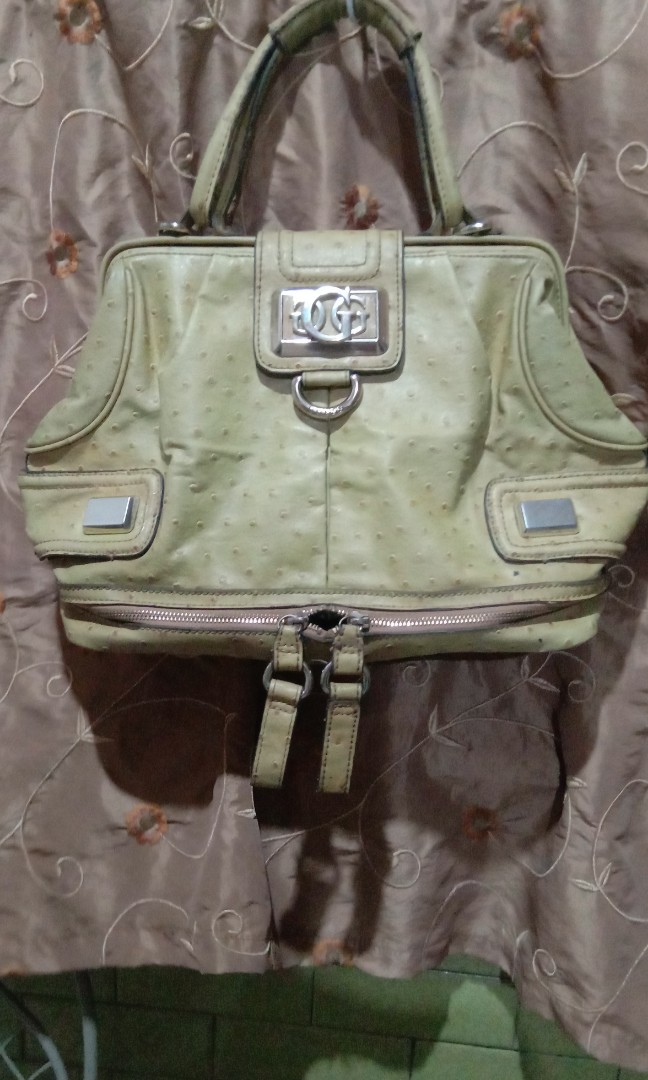 guess ostrich purse