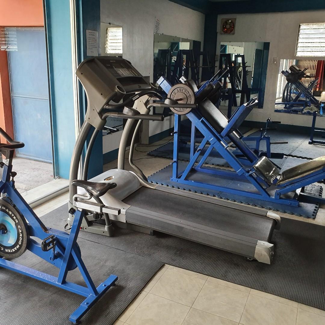 GYM EQUIPMENT (Category: Cardio & Fitness Machines) located in Quezon City. Submitted by allan.allan7 (Listing ID 245866596, Image 3). Description: I'm selling my gym equipment (complete package) together with the mirrors and mats. Price is negotiable. .