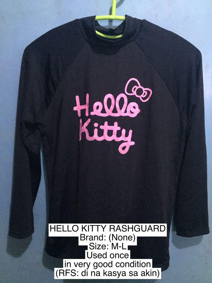 Hello Kitty Rashguard (Category: Coats, Jackets and Outerwear) located in Malabon City. Submitted by cathyardiente (Listing ID 245983747, Image 1). Description: .