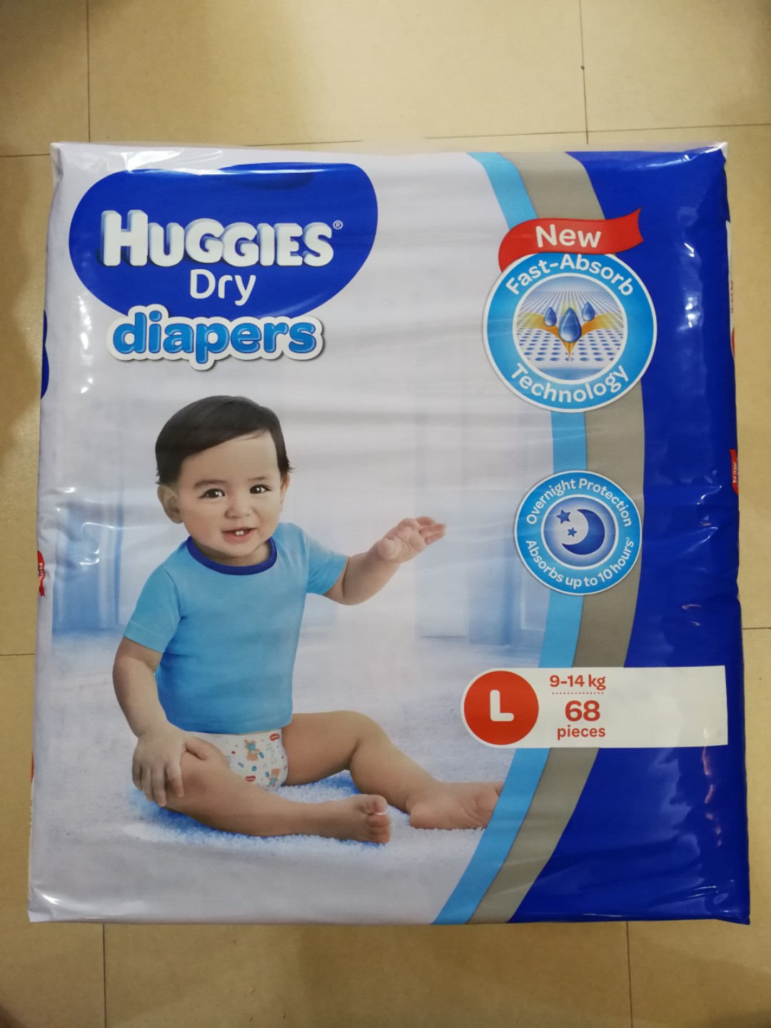 huggies taped diapers large
