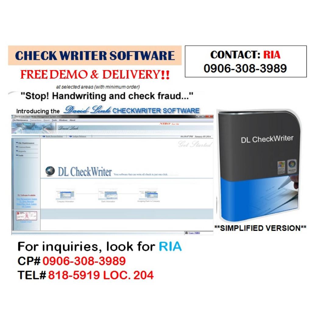 Ink Jet Printer Check Writer Software Numeric Check Printer