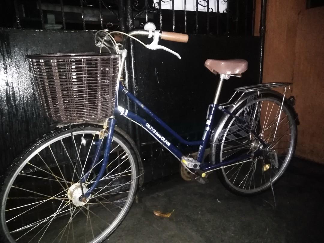 japanese bike with basket for sale