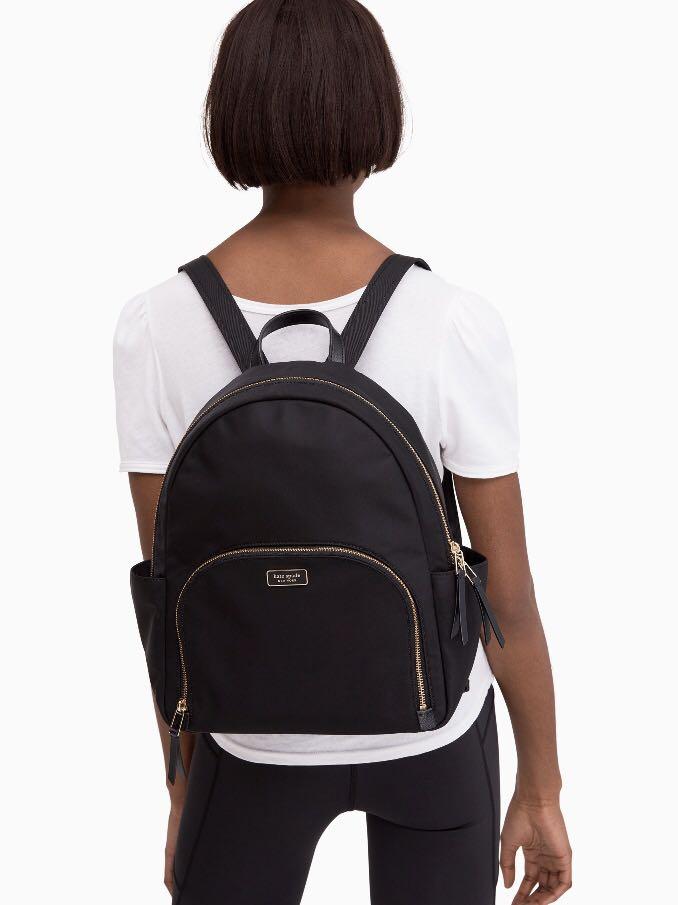 Kate Spade Dawn Large Backpack Black Nylon Women s Fashion Bags Wallets Cross body Bags on Carousell