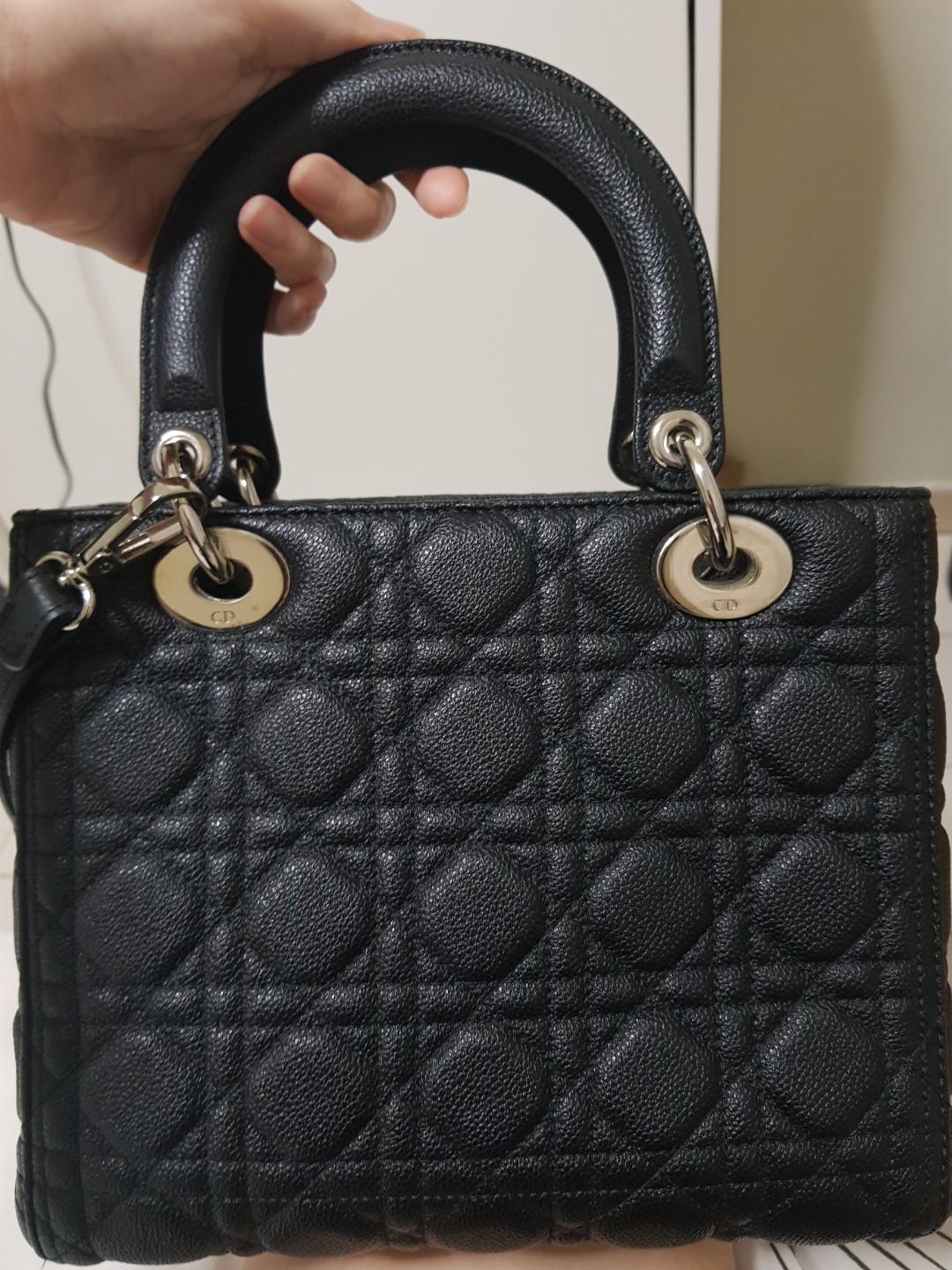 lady dior caviar leather