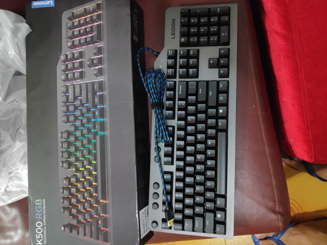 Lenovo Legion K500 Rgb Mechanical Gaming Keyboard Electronics Computer Parts Accessories On Carousell