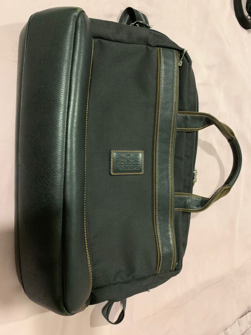Longchamp Leather laptop Bag, Men's Fashion, Bags, Sling Bags on Carousell