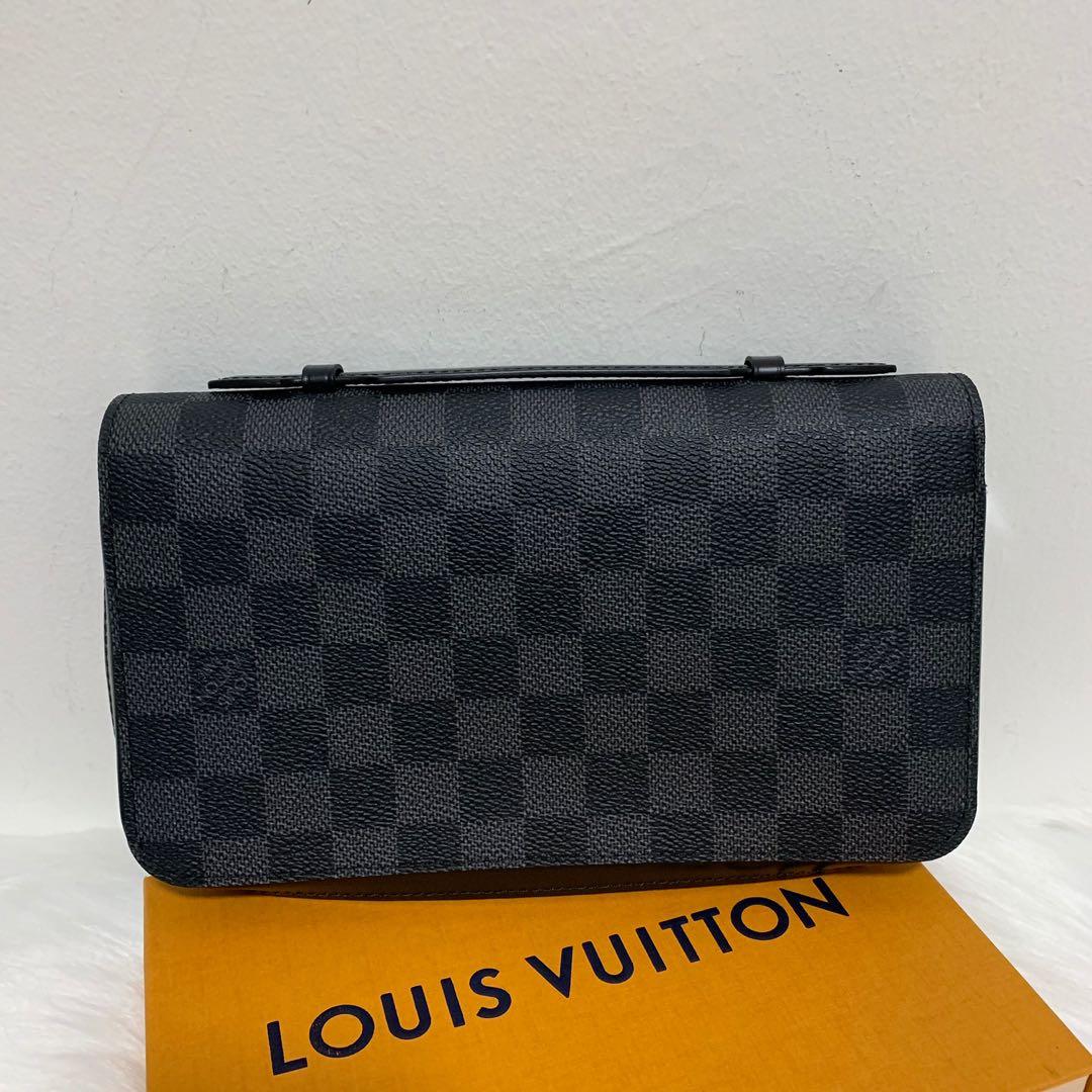 Louis Vuitton - Authenticated Zippy XL Small Bag - Leather Black for Men, Never Worn
