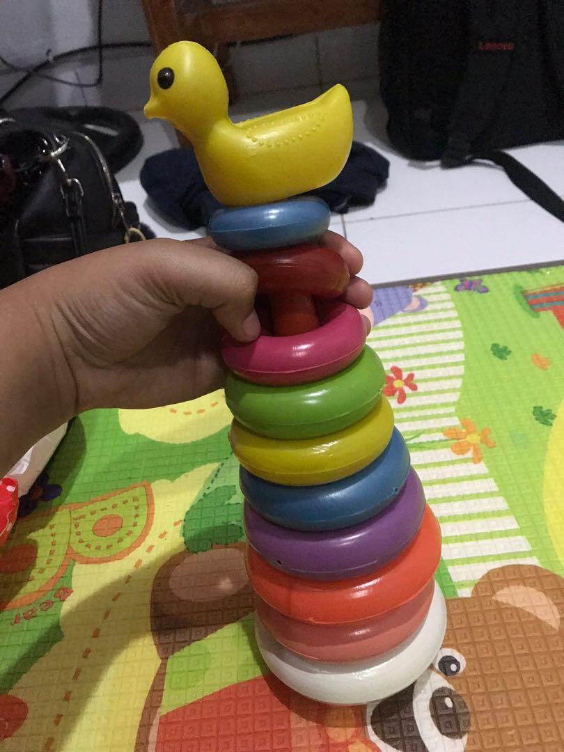 Mainan Edukatif Susun Donut Bebek Babies Kids Others On Carousell