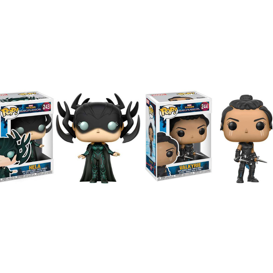Marvel Funko Pop Thor Ragnarok Hela Valkyrie Figure Toy Toys Games Toys On Carousell