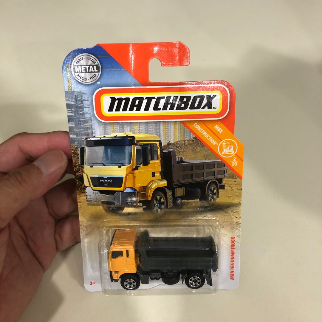 matchbox man tgs dump truck