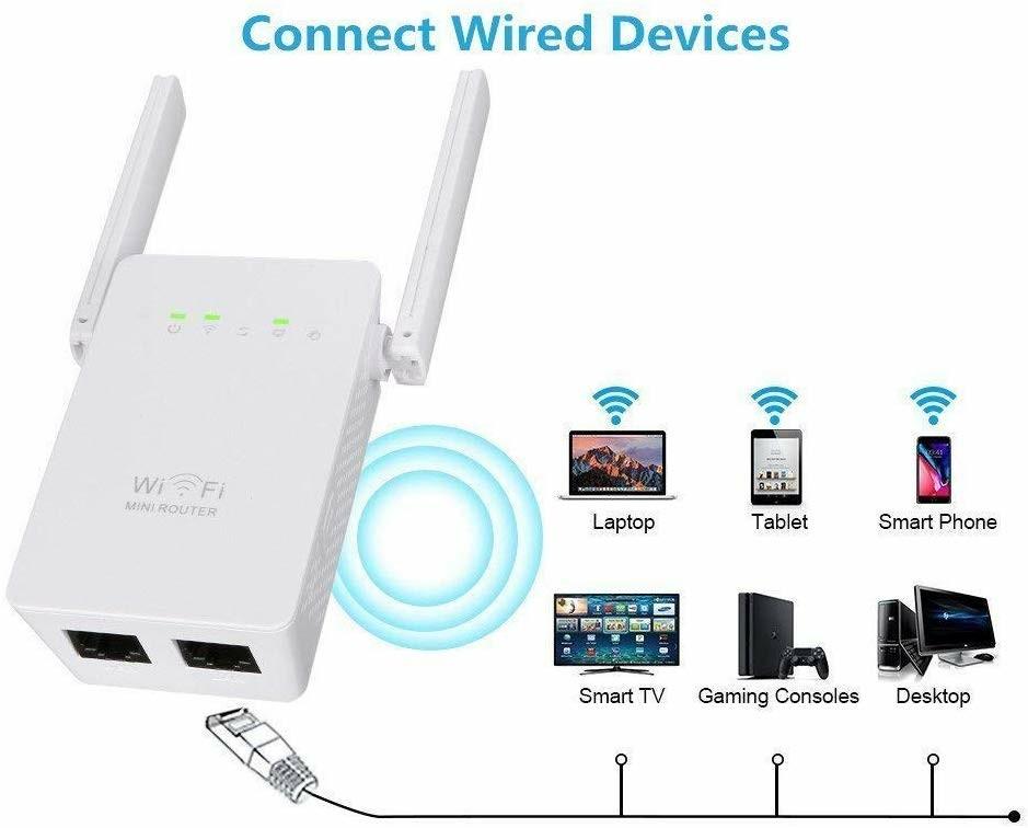 Wifi Booster Wifi Range Extender 300mbps Repeater Wifi Signal Booster Support Repeater Ap Router Mode 2 4ghz With 2 Ethernet Port Electronics Others On Carousell