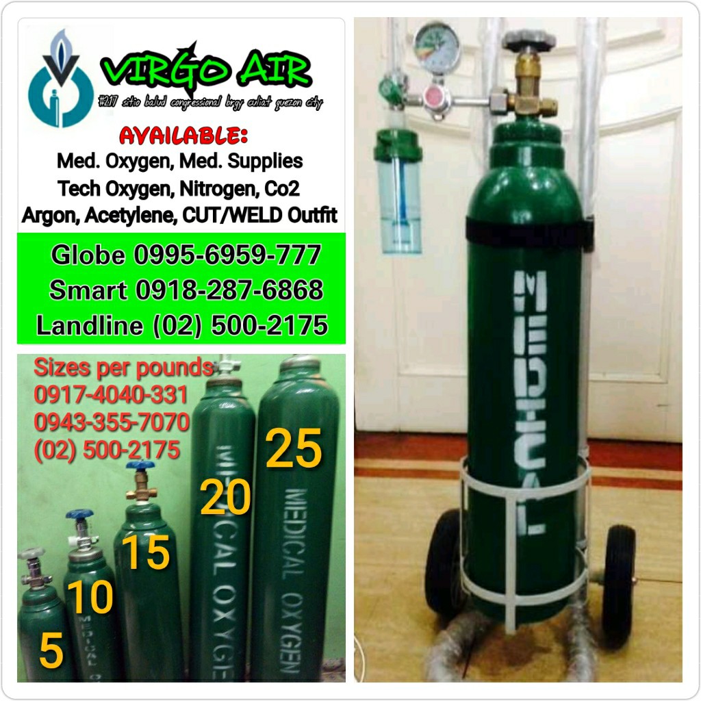 Medical oxygen tank and medical regulator humidifier trolley oximeter