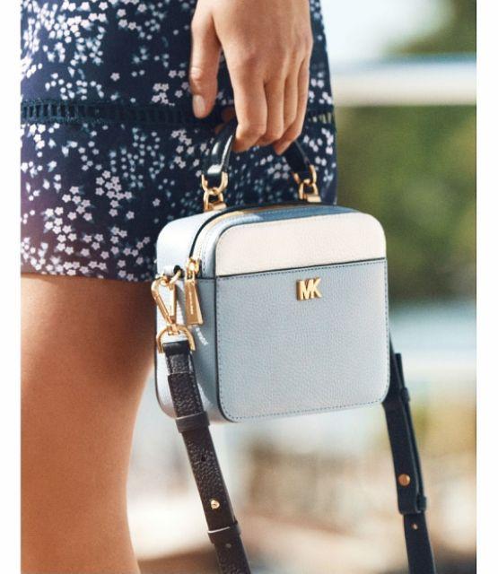 michael michael kors mott mini pebbled leather crossbody