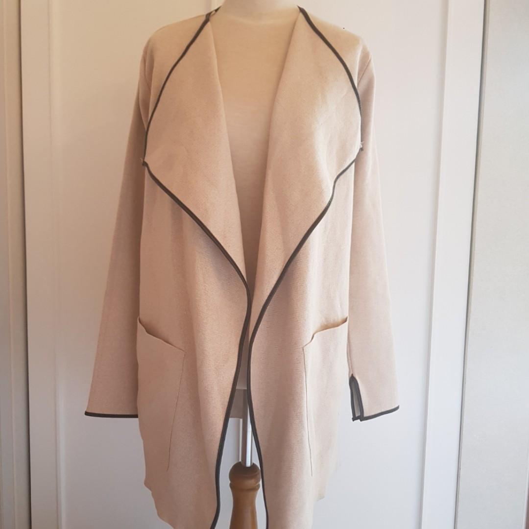 Zara knit long cardigan clearance