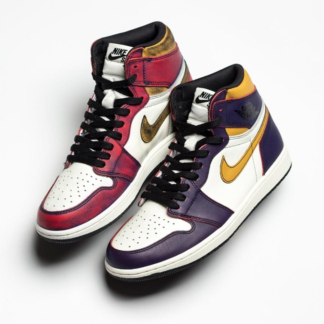 Air jordan 1 top high og defiant lakers