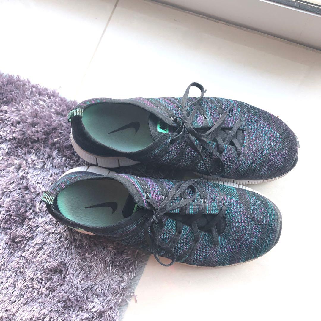 nike free flyknit nsw purple