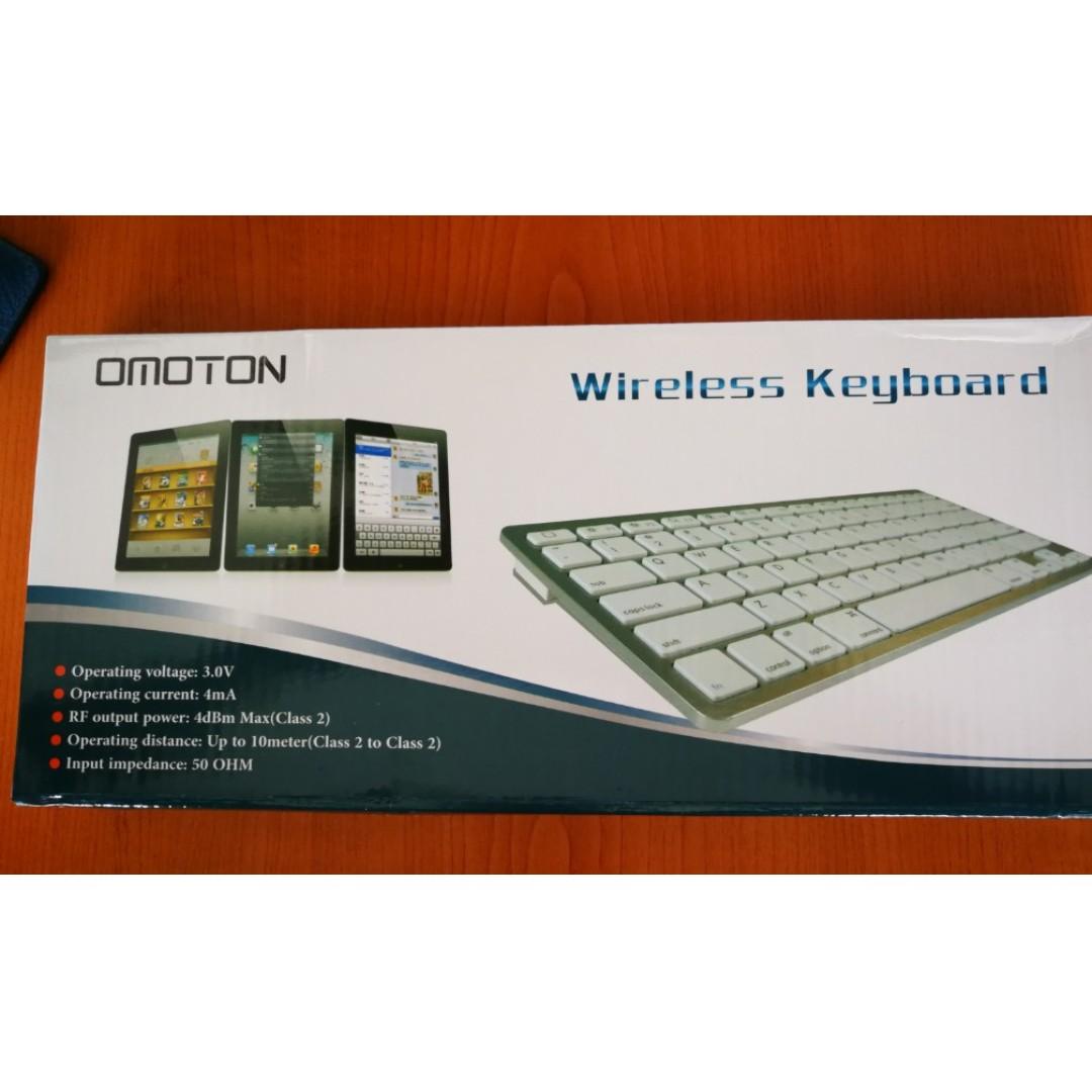 Omoton Wireless Keyboard Electronics Computer Parts