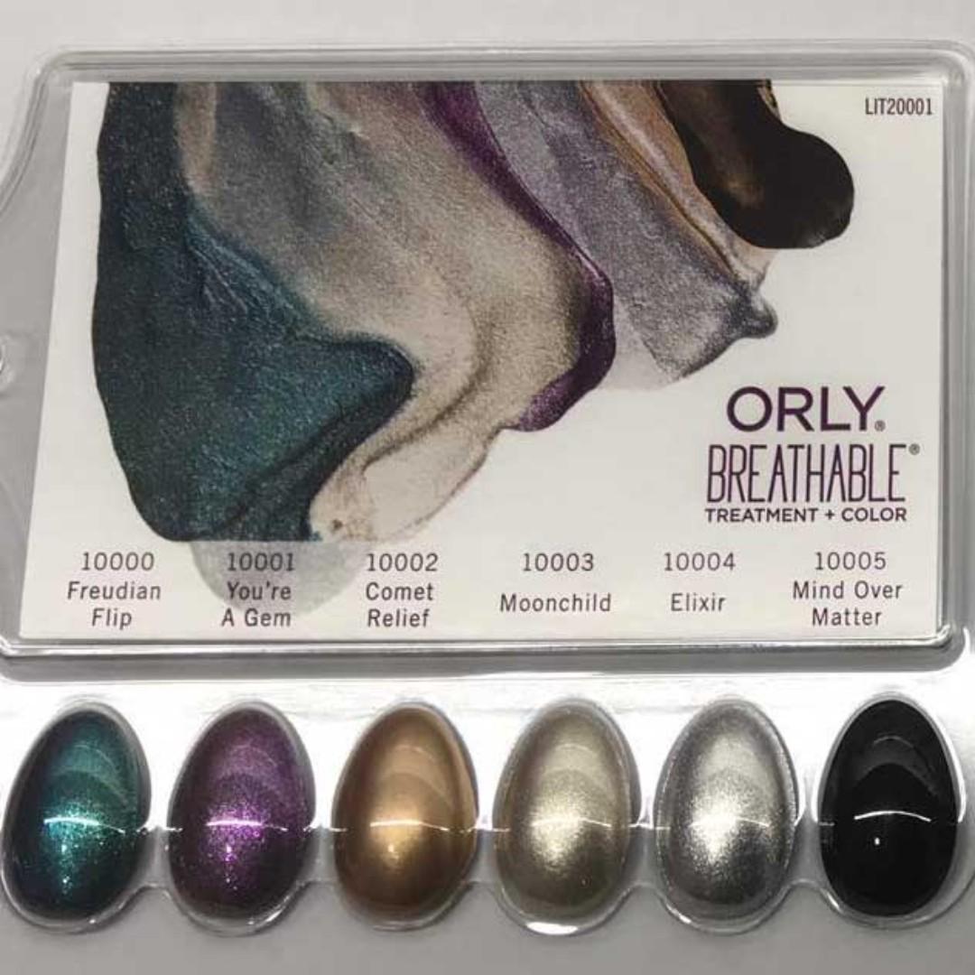 Orly Breathable Treatment & Nail Polish Chrome You're a Gem 001, Beauty