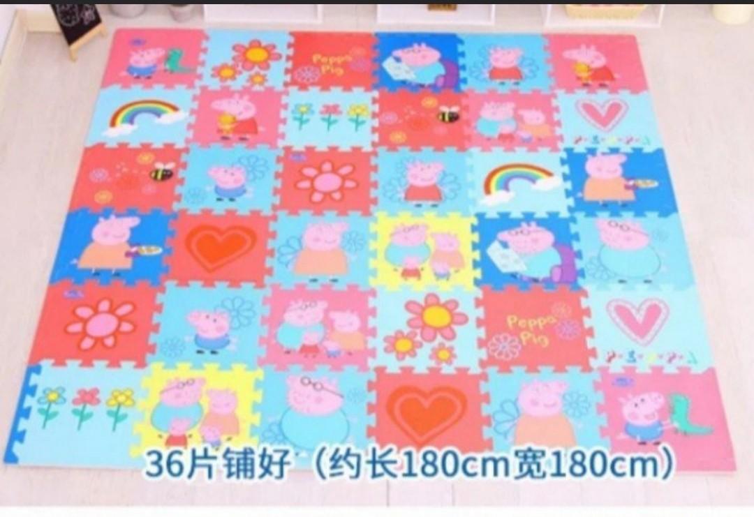 PEPPA PIG PUZZLE FLOOR PLAY MAT SOFT FOAM