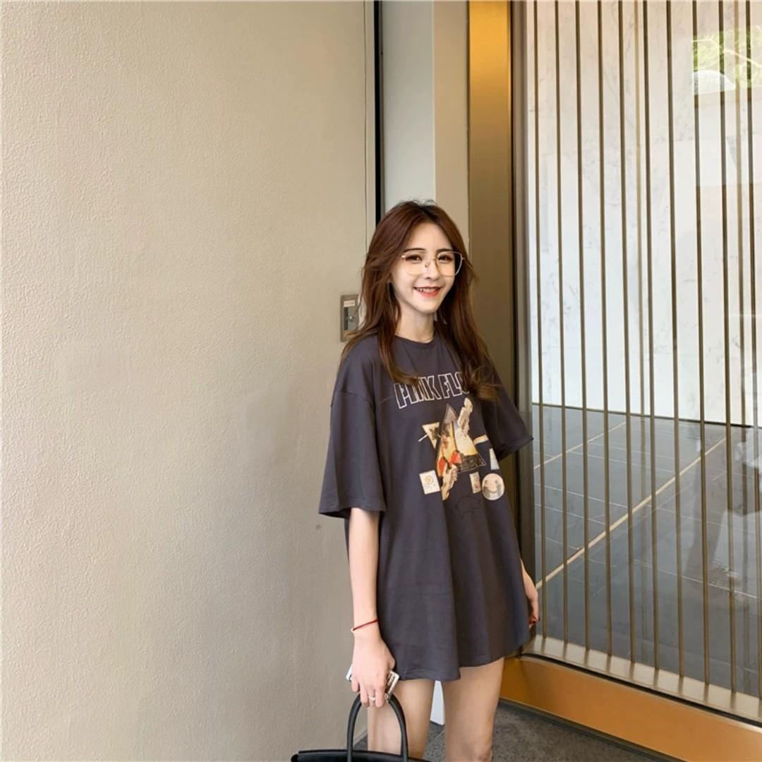 Pinkfloyd Vintage Oversized T Shirt Dress Women S Fashion Clothes Tops On Carousell Get a trusty pair of skinny jeans or opt for more daring women's bottoms like harem pants or jumper pants! sgd