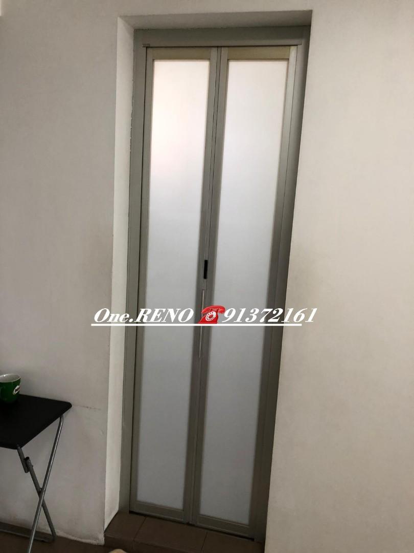 Recommended Toilet Door Aluminium With Colourful Acrylic Panel Home Services Renovations On Carousell