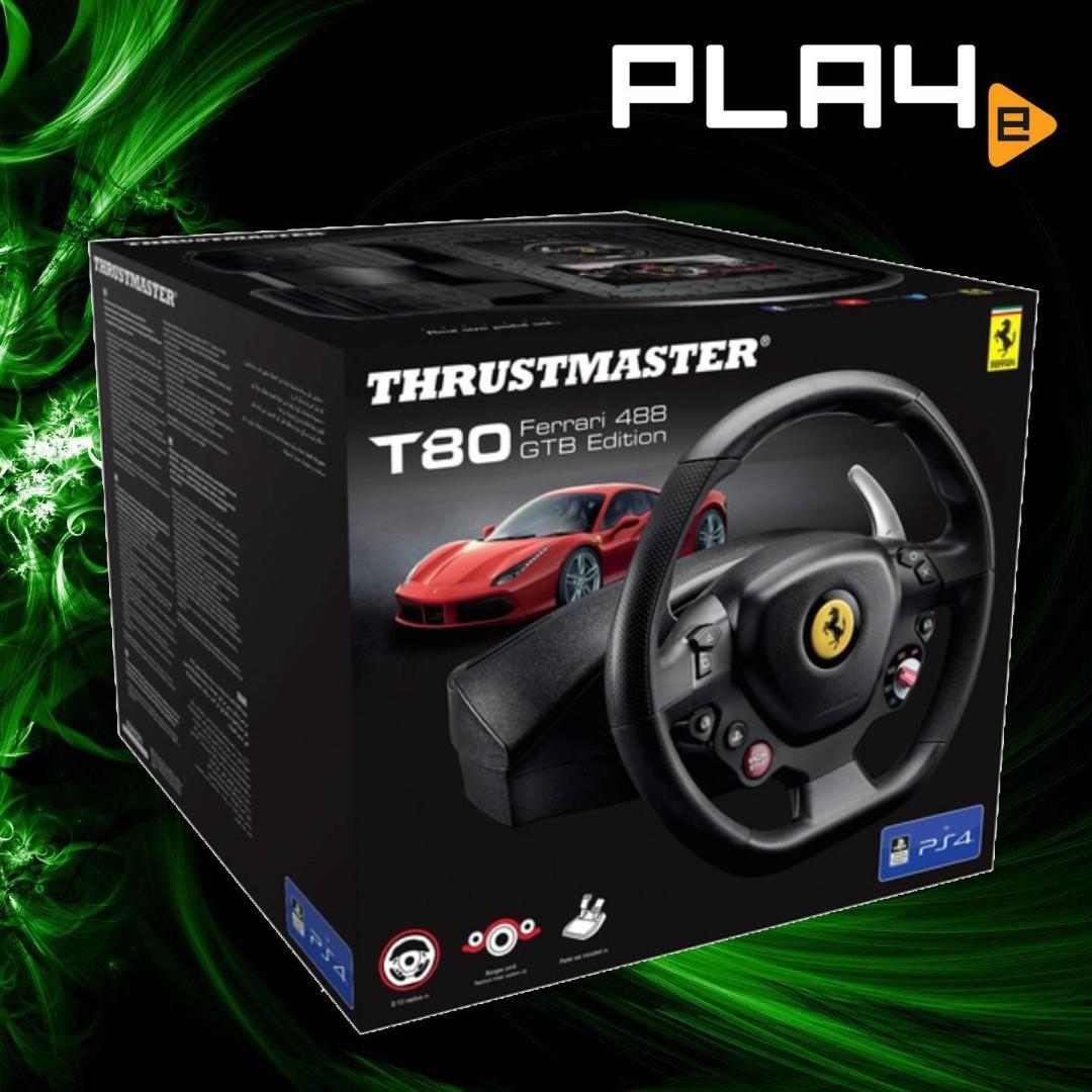 Ps4 Thrustmaster T80 Ferrari 488 Gtb Brand New On Carousell