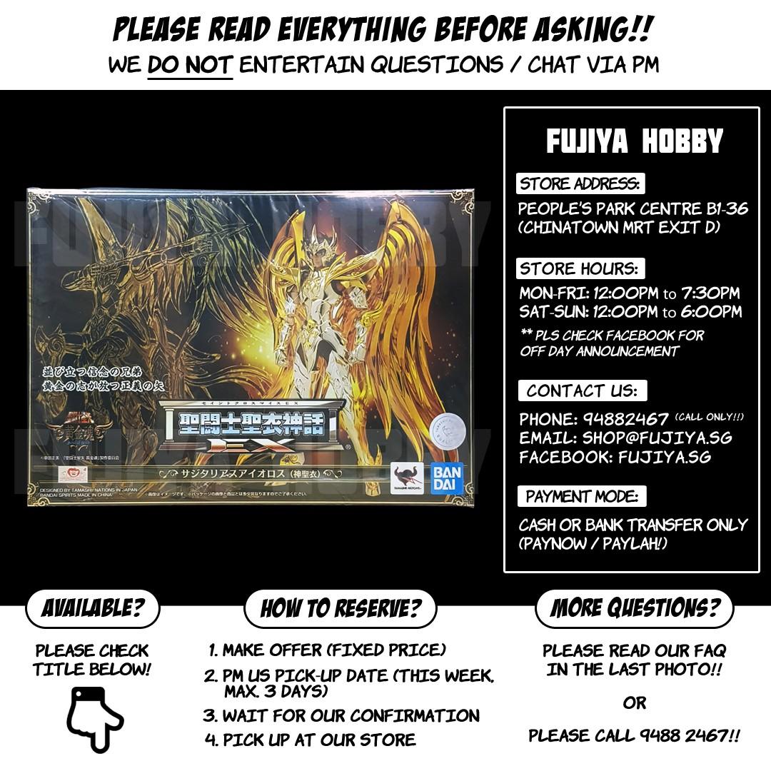 Ready Saint Seiya Cloth Myth Scm Ex Sagittarius Aiolos God