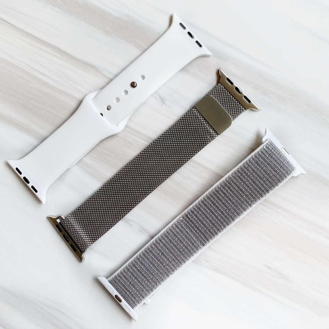 apple watch 4 silver seashell