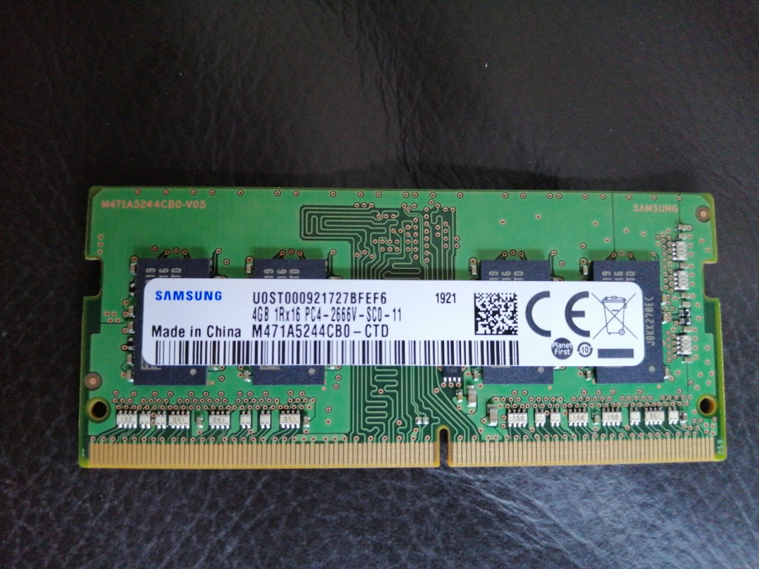Samsung 4gb Ddr4 2666v Laptop Ram Electronics Computer Parts Accessories On Carousell