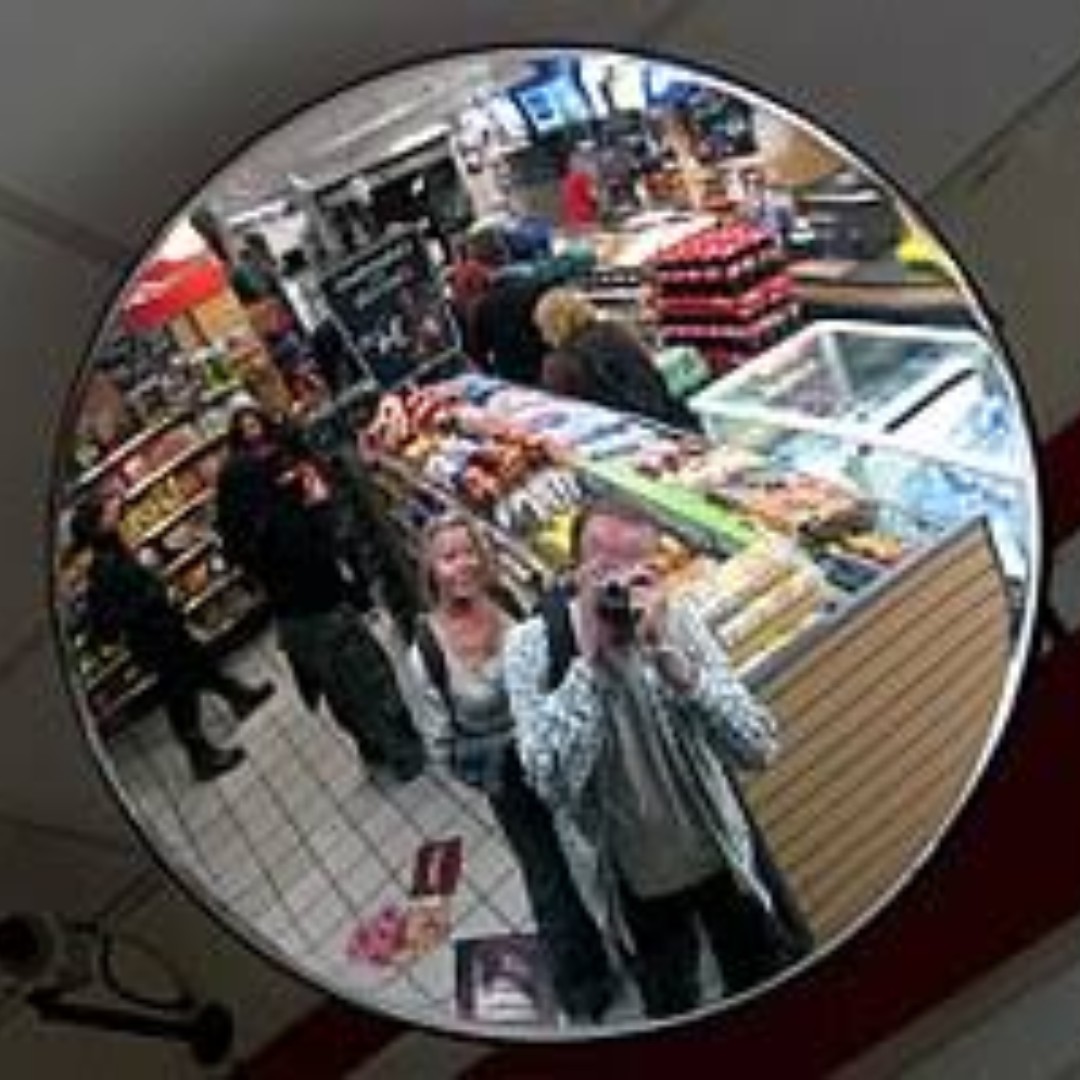 Security Convex mirror. Convex mirror with bracket, Furniture & Home
