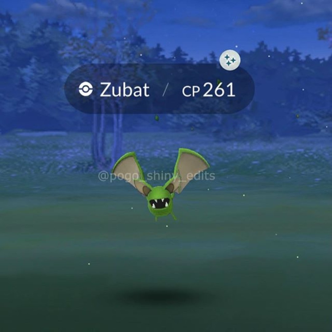 SHINY ZUBAT Pokemon Go, Video Gaming, Gaming Accessories, Game Gift