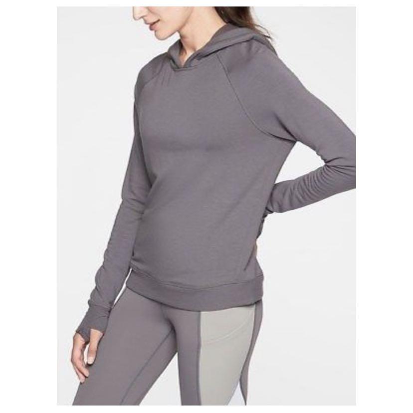 athleta criss cross back hoodie