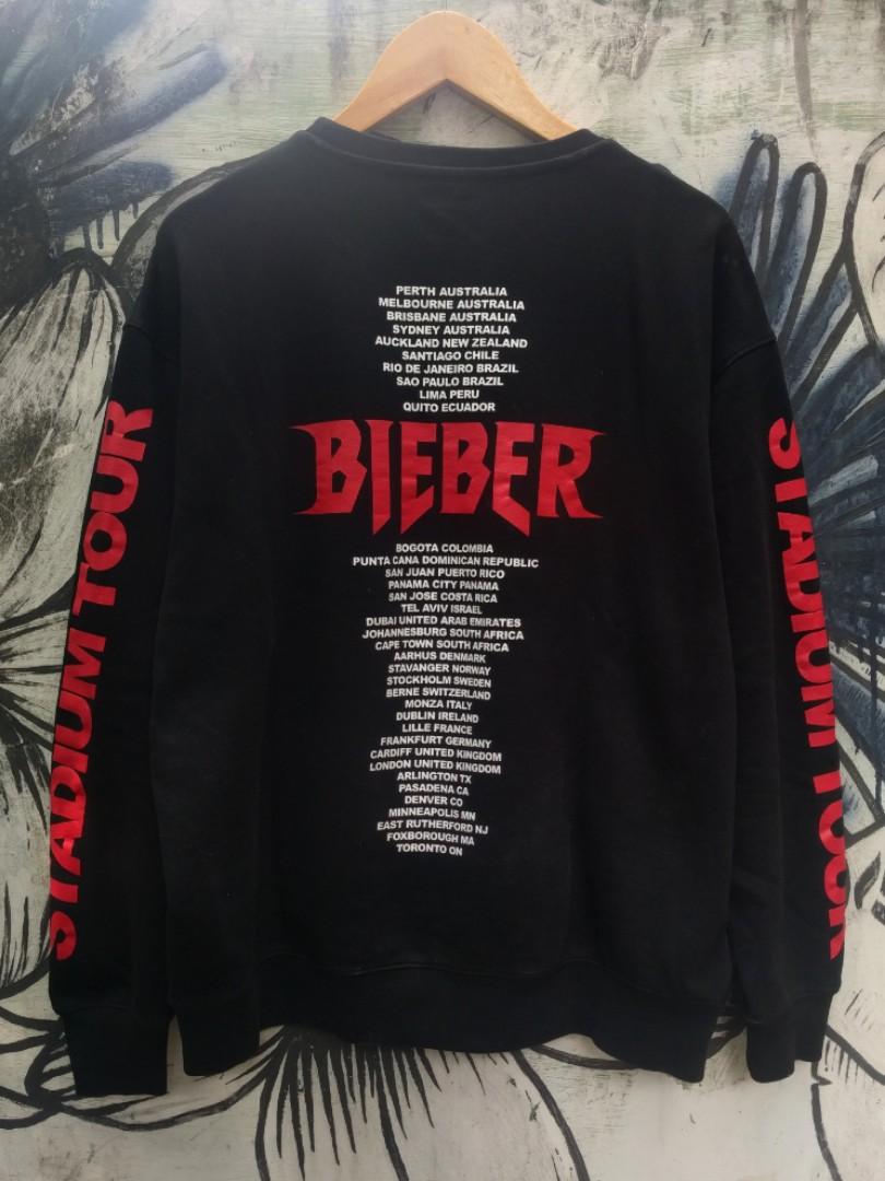 Justin bieber crew neck sales