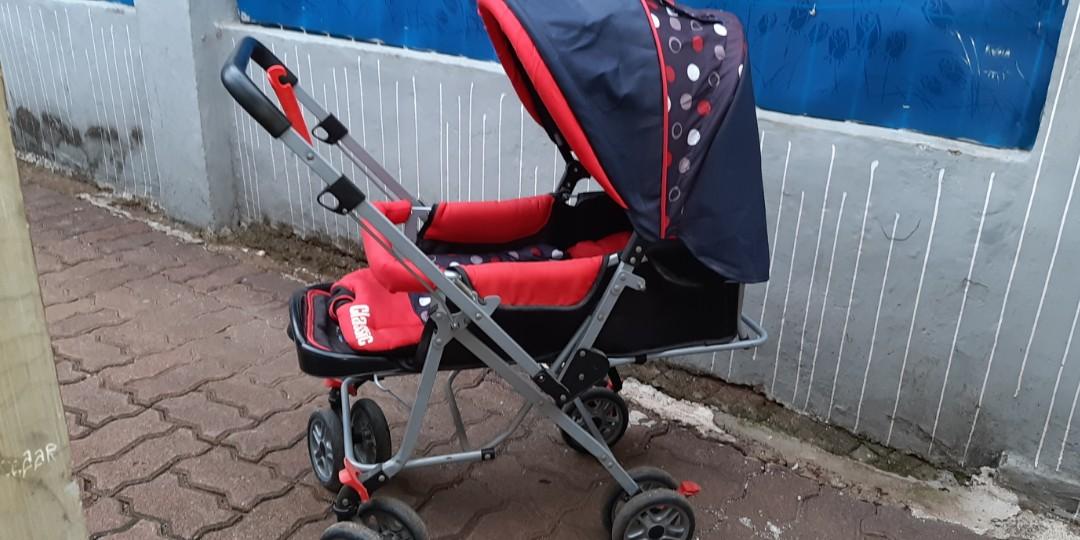 STROLLER PLIKO CLASSIC MERAH Bayi Anak Kereta Kursi Goyang Gendongan Bayi di Carousell