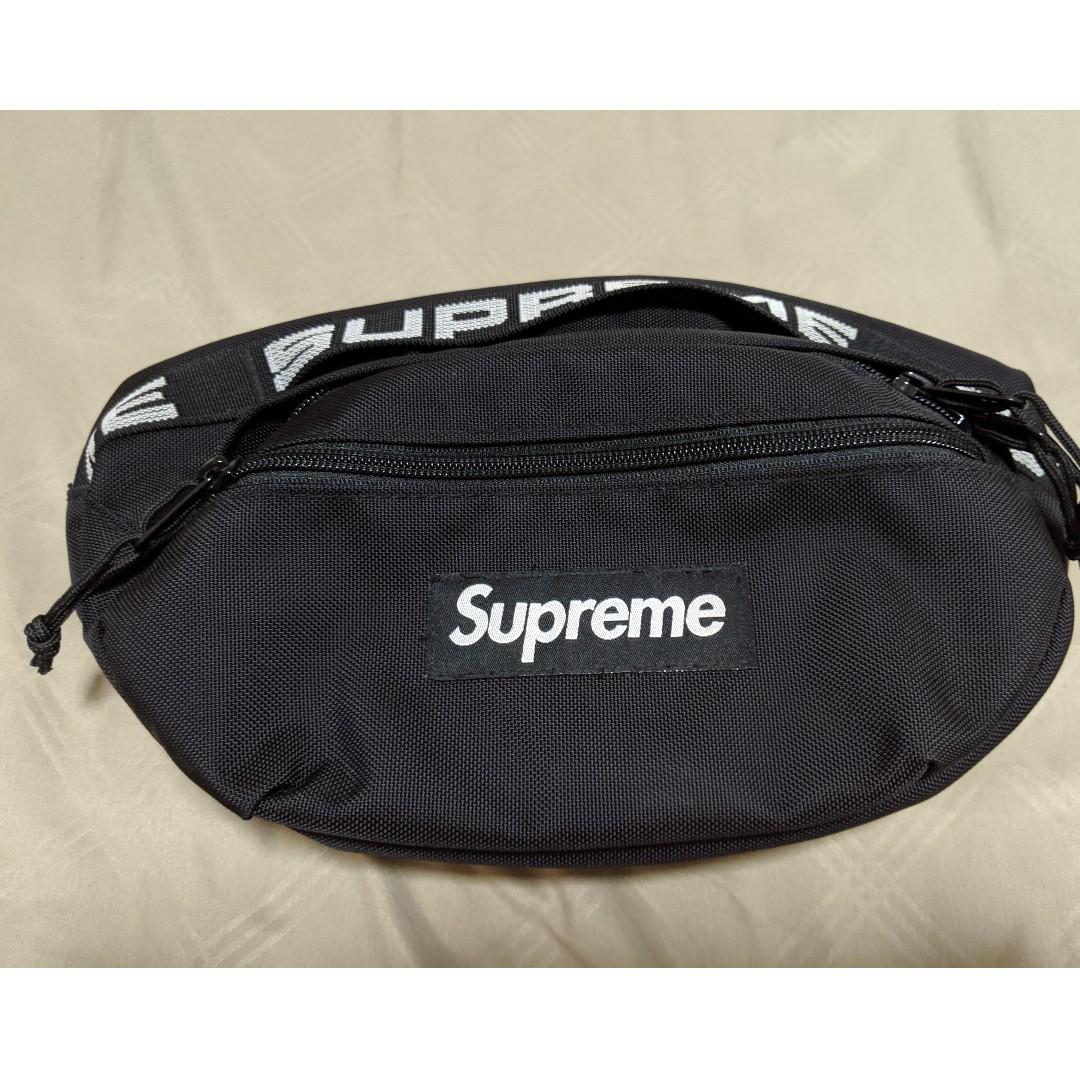 Supreme bag ss18 black store