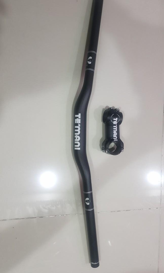 Light weight litepro Carbon pro 25.4mm handlebar 580mm flat bar 108g