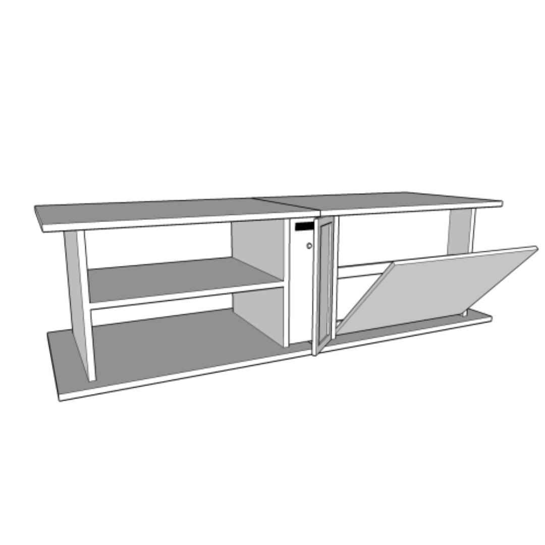 TV stand IKEA TV Stand / Side Table 2 units, Furniture & Home Living