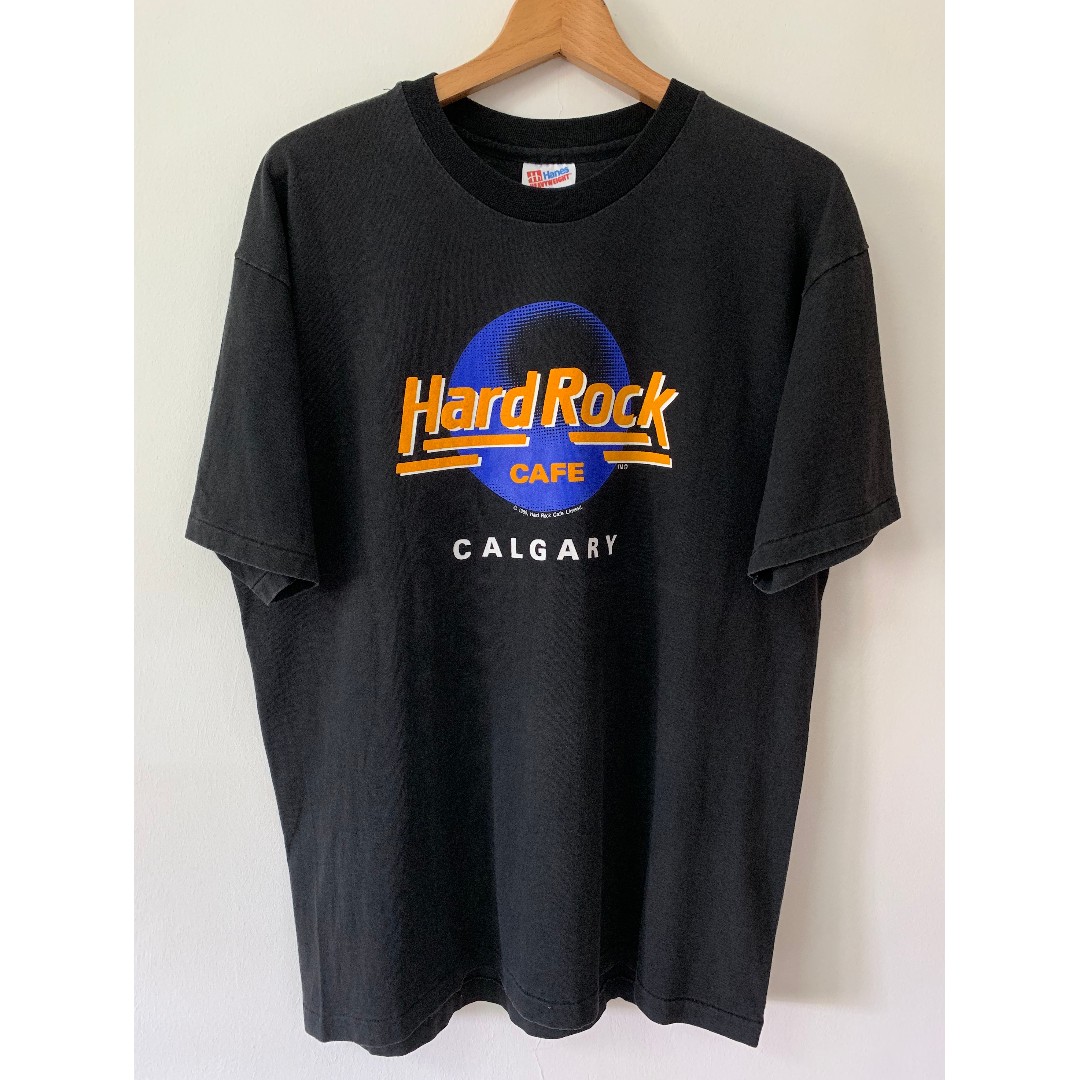 Vintage Hard Rock Calgary Tee, Men's Fashion, Tops & Sets, Tshirts