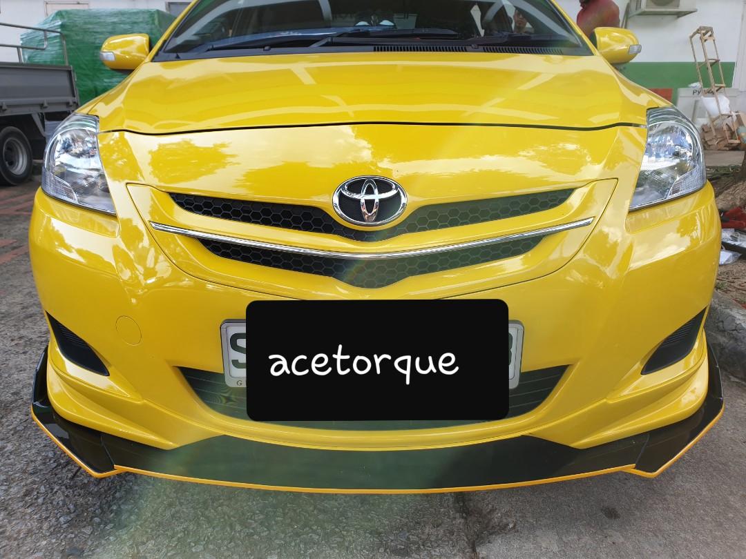 With install 3pcs Universal Front Splitter Bumper Lip 