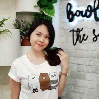 Tumblr tee bears/ kaos cewek murah